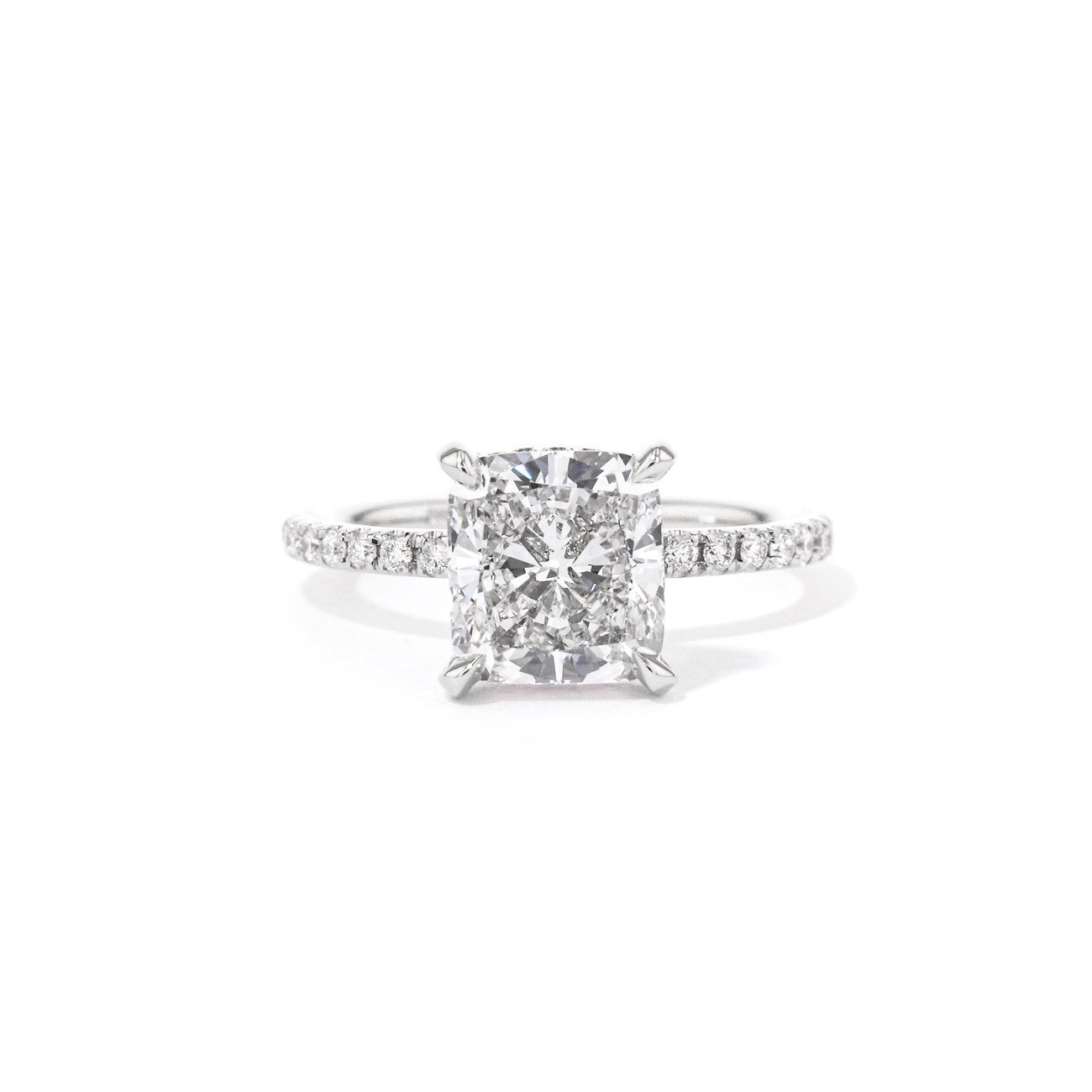 Shelby Cushion 2.0 Engagement Rings Princess Bride Diamonds 3 14K White Gold