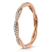 Tight Braid Diamond Ring Ring Princess Bride Diamonds