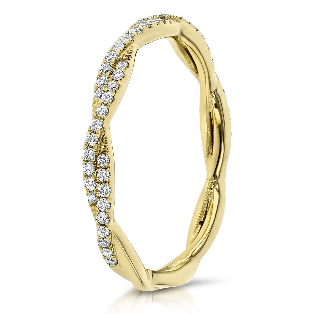 Tight Braid Diamond Ring Ring Princess Bride Diamonds