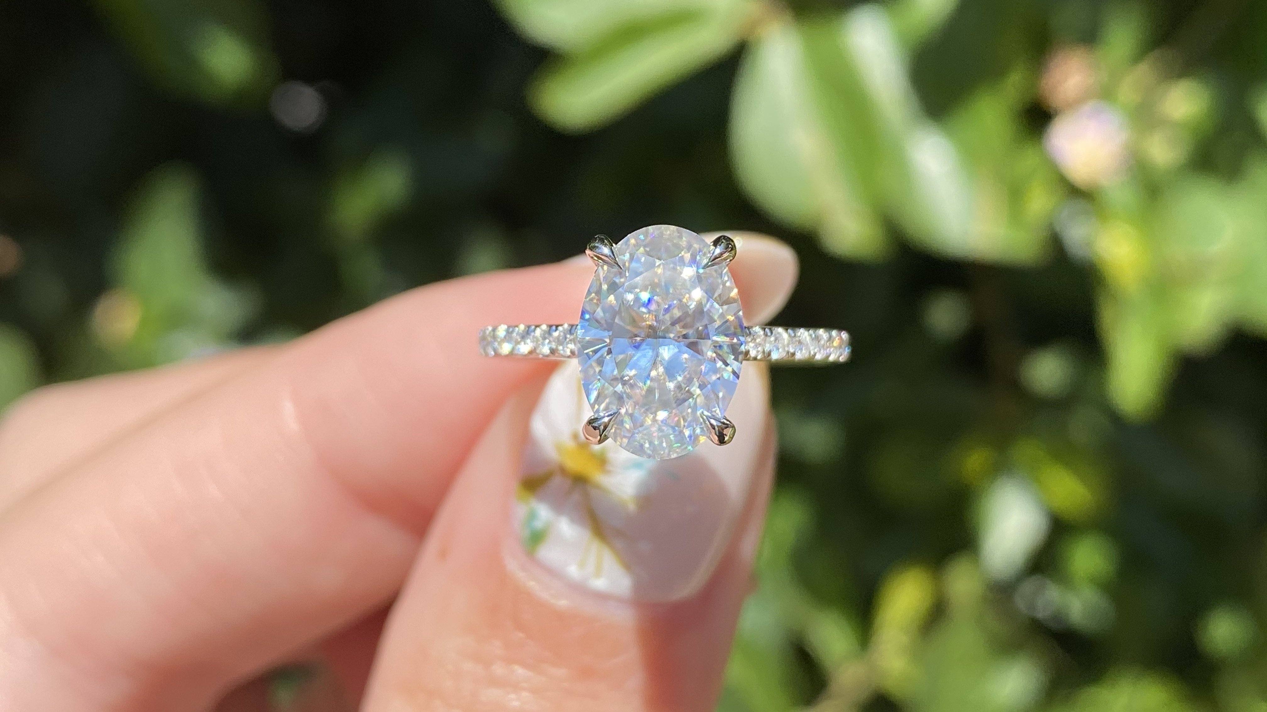 Harro Gem Oval Diamond Cut Moissanite - PBD