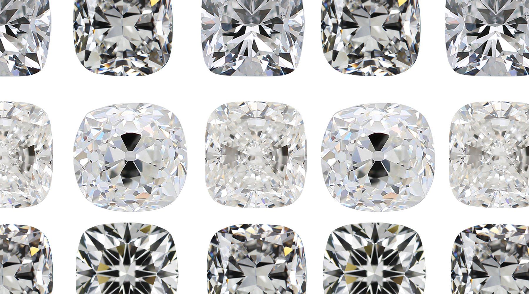 The 4 Types of Cushion Cut Diamonds to Know - PBD