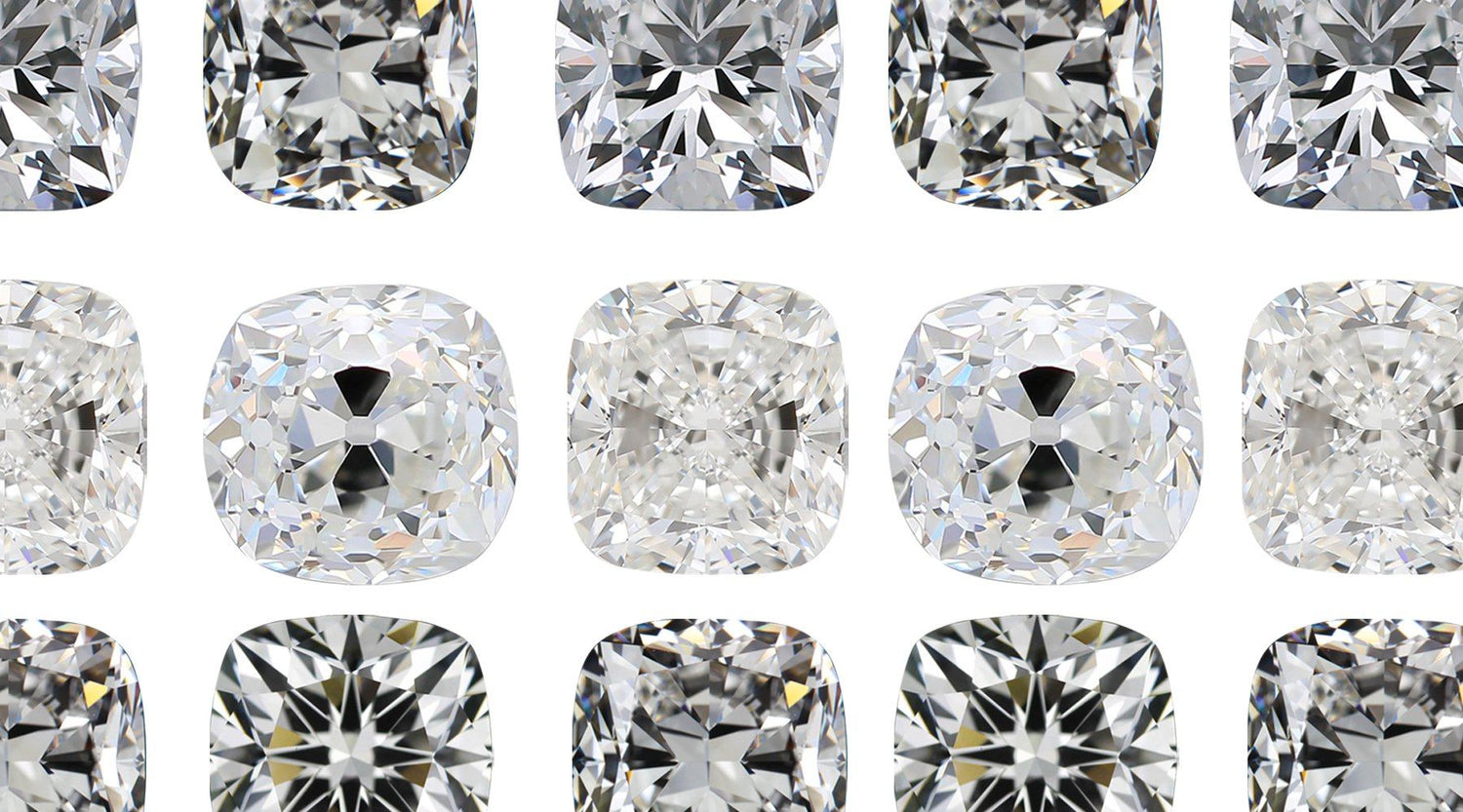 Ideal cut cushion diamond Clearance