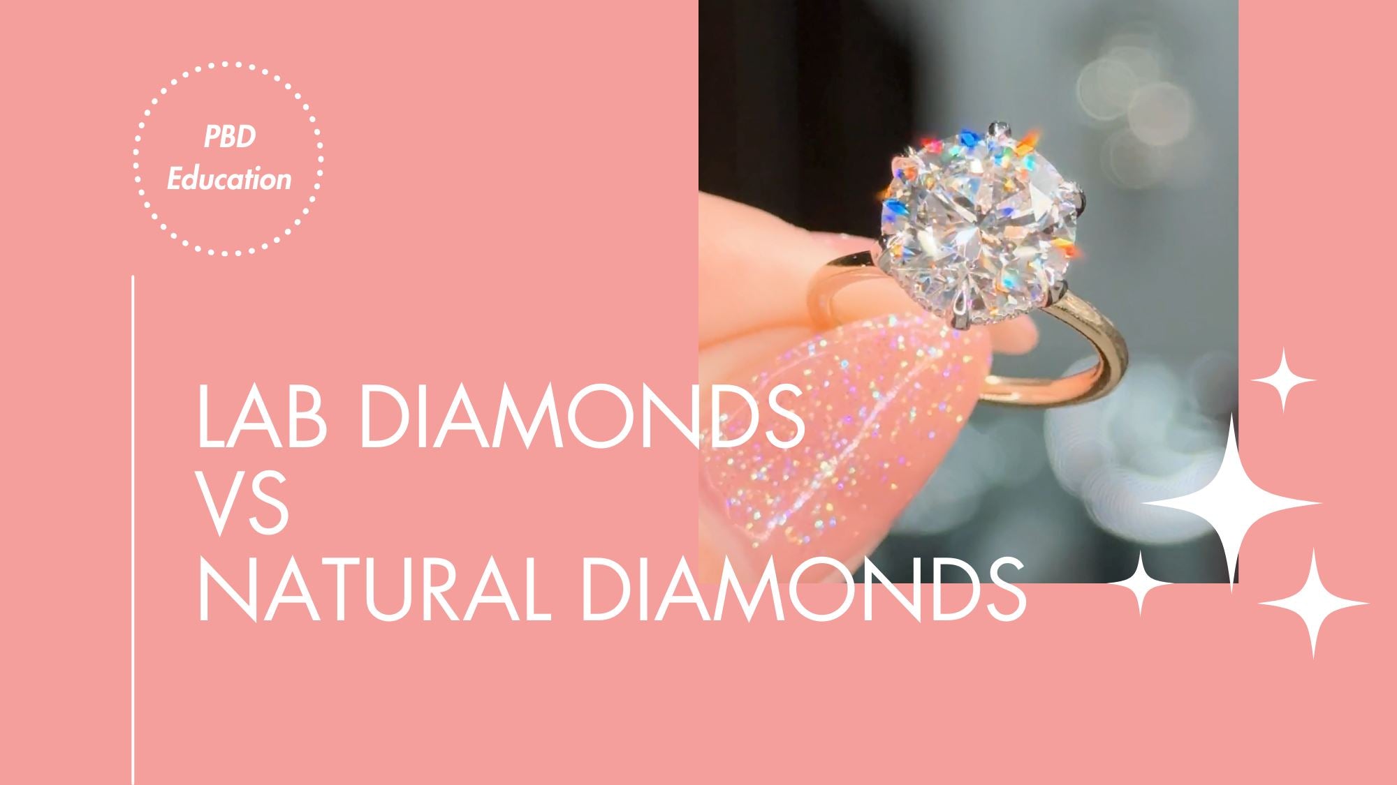 What is the difference between natural and lab diamonds?