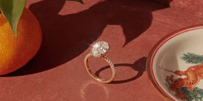 oval shelby yellow gold engagement ring for chinese new year