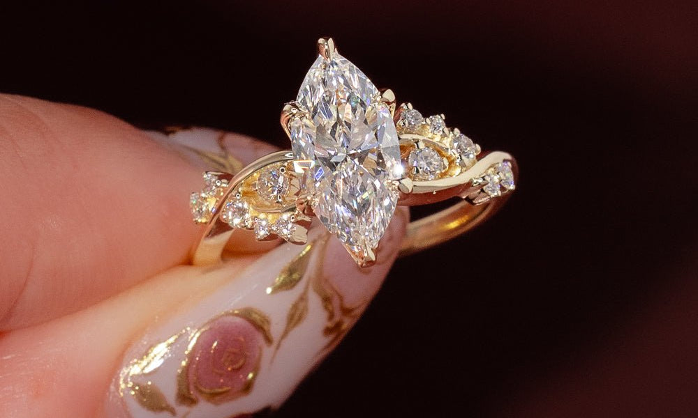 Ready to Ship Marquise Engagement Rings - PBD