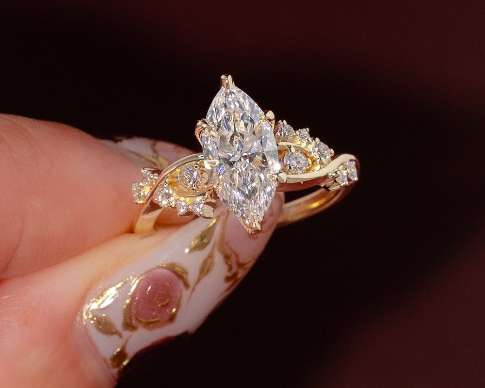 Ready to Ship Marquise Engagement Rings - PBD