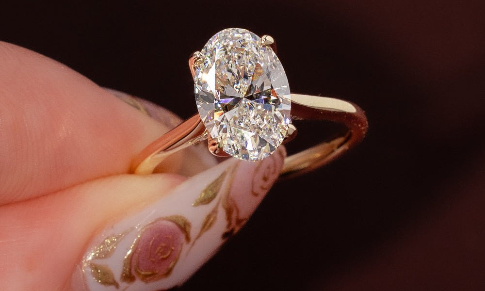 Ready to Ship Oval Engagement Rings - PBD