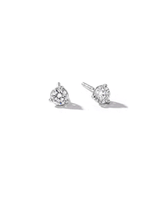 0.38cttw Mini Diamond Studs White Gold