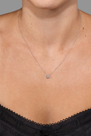 0.48ct D-VS1 Core Round Solitaire Necklace