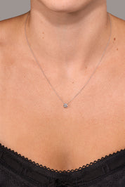 0.48ct D-VS1 Core Round Solitaire Necklace