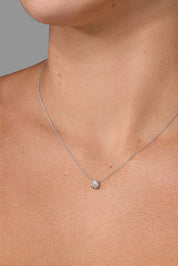 0.48ct D-VS1 Core Round Solitaire Necklace