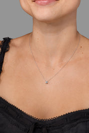 0.50ct D-VVS1 Core Round Solitaire Necklace