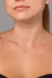 0.51ct D-VVS2 Core Round Solitaire Necklace