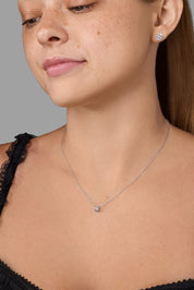 0.32ct D-VVS2 Core Round Solitaire Necklace