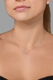 0.48ct D-VS1 Core Round Solitaire Necklace