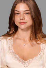 0.80ct D-VVS1 Core Round Solitaire Necklace