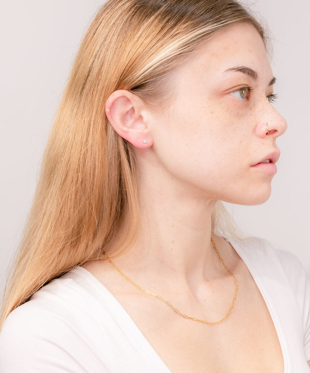 0.18ct F+ VS+ Round Lab Diamond Studs Earrings Princess Bride Diamonds 