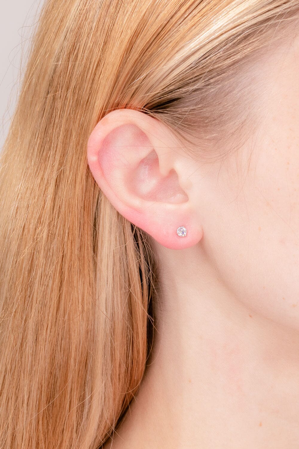 0.30ct F+ VS+ Round Lab Diamond Studs Earrings Princess Bride Diamonds 