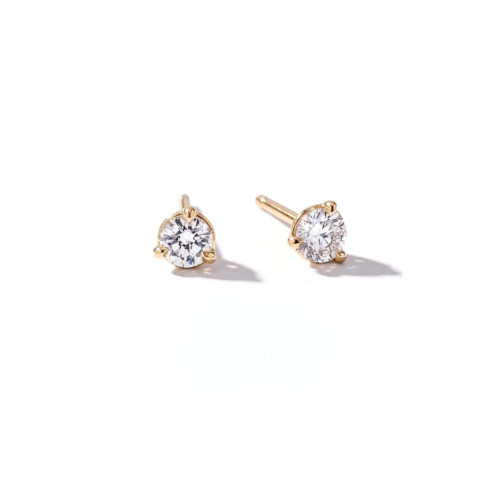 0.31ct Core Round Lab Diamond Martini Studs - PBD Earrings