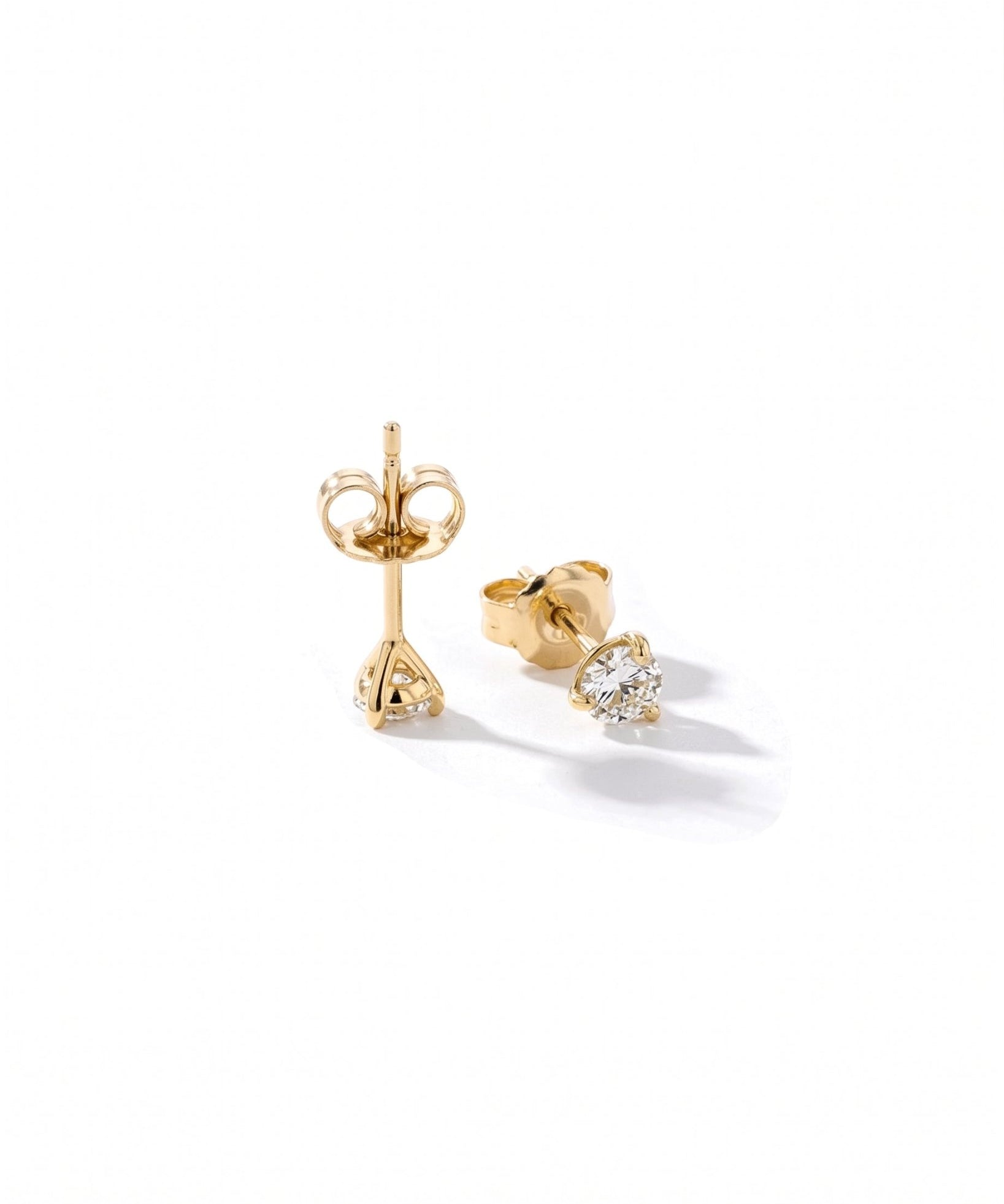 0.31ct Core Round Lab Diamond Martini Studs - PBD Earrings