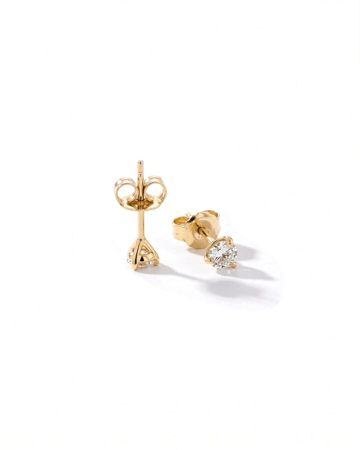0.31ct Core Round Lab Diamond Martini Studs - PBD Earrings