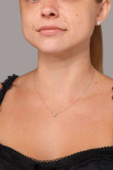 0.32ct D-VVS2 Core Round Solitaire Necklace