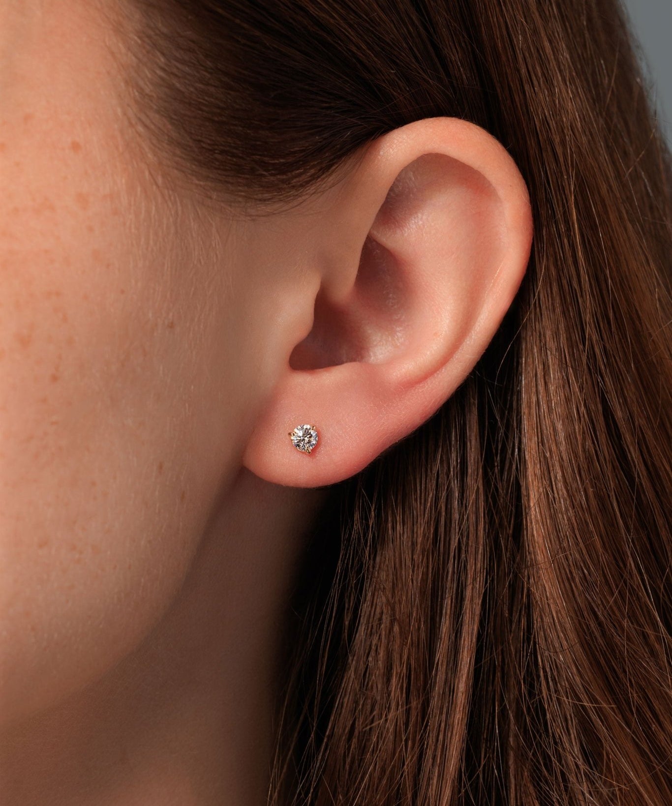 0.36ct Core Round Lab Diamond Martini Studs - PBD Earrings