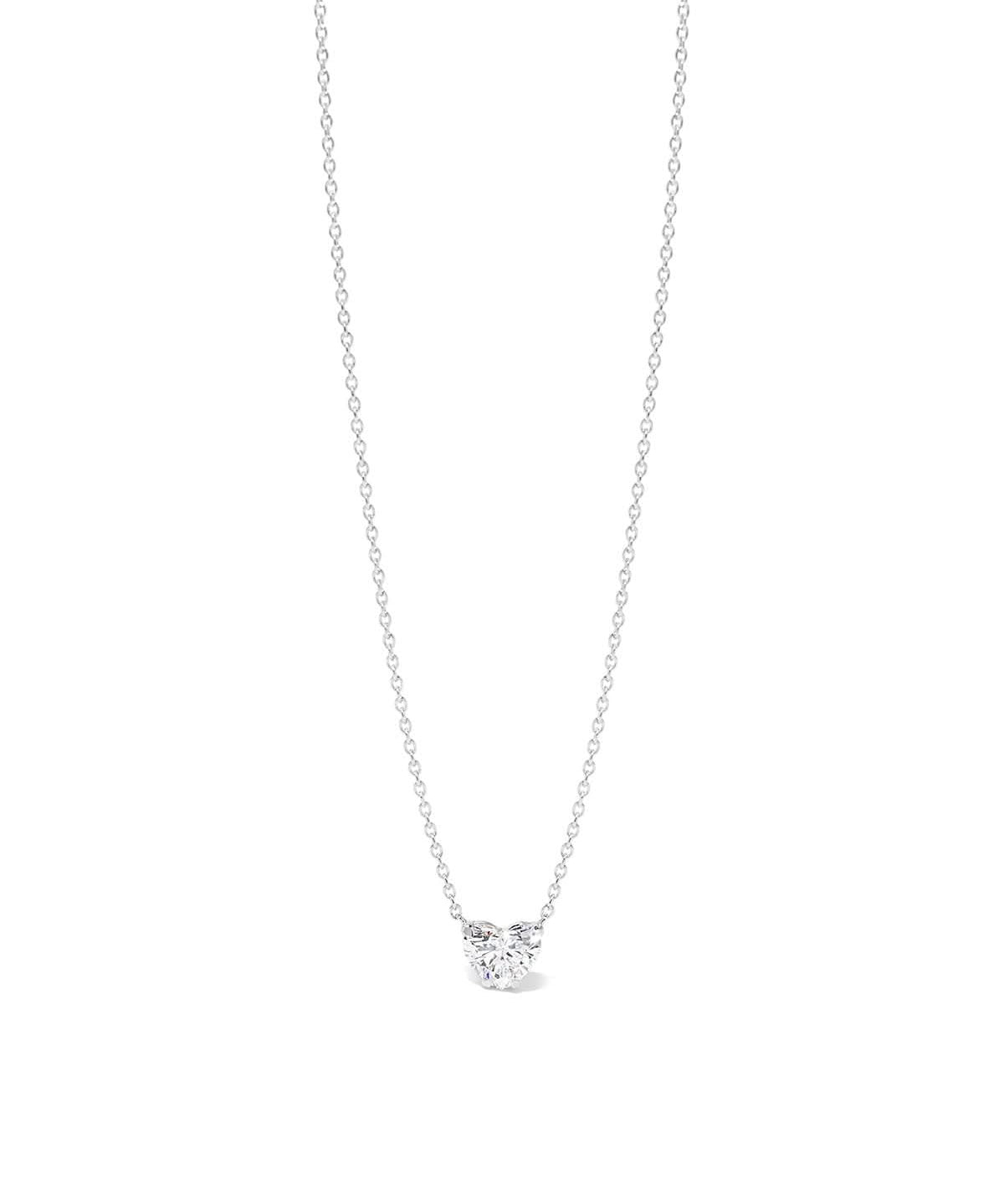 0.41ct Core Heart Solitaire Diamond Necklace - PBD Necklaces