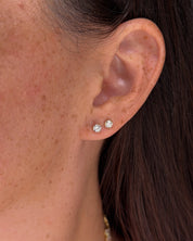0.43cttw Mini Diamond Studs Yellow Gold - PBD Earrings