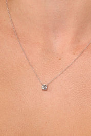 0.50ct D - VVS1 Core Round Solitaire Necklace - PBD Necklaces