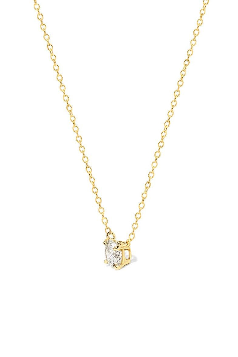 0.53ct Core Round Solitaire Necklace - PBD Necklaces