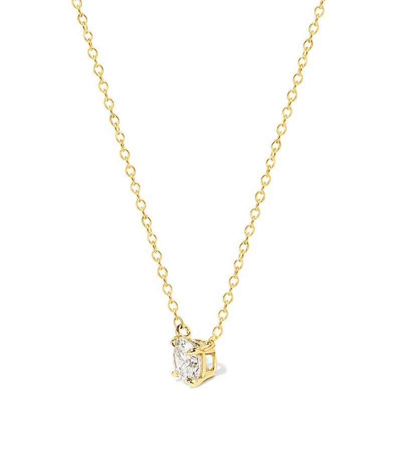 0.53ct Core Round Solitaire Necklace - PBD Necklaces