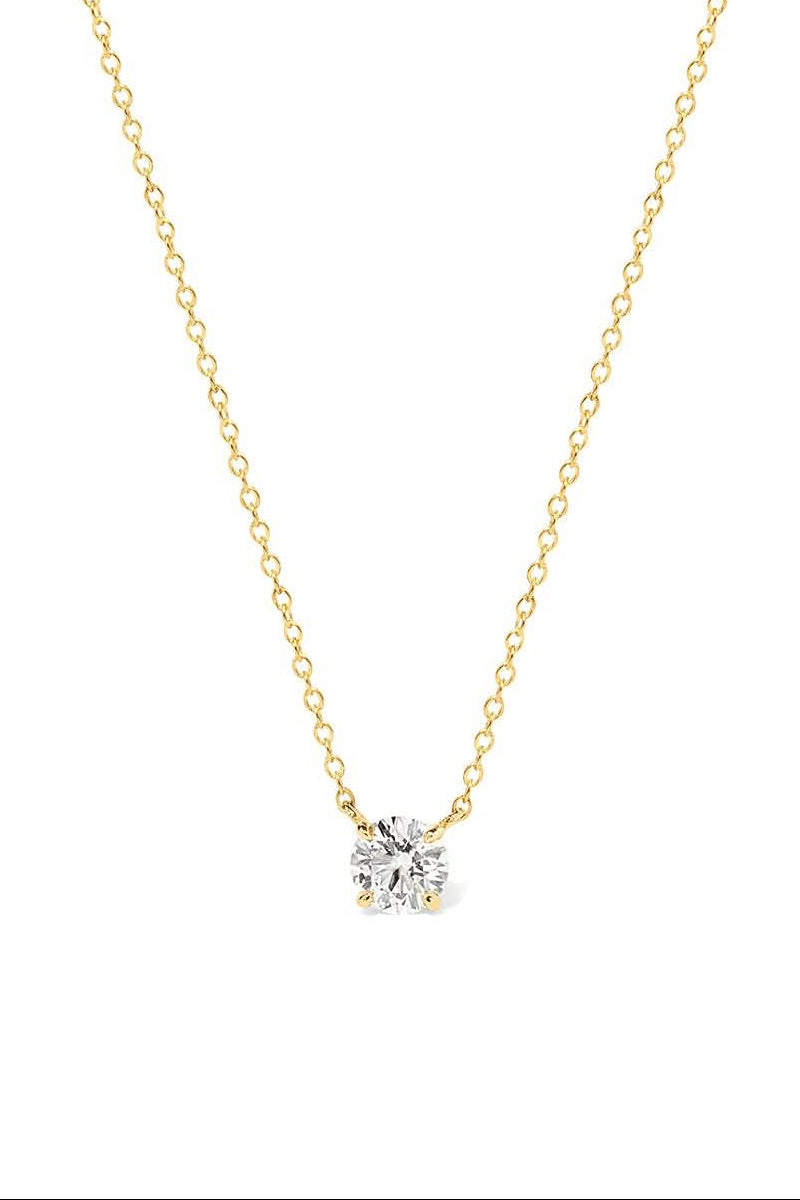 0.53ct Core Round Solitaire Necklace - PBD Necklaces