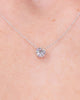 0.54ct D-VS1 Round Lab Diamond Pendant Necklaces Princess Bride Diamonds 