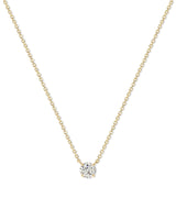 0.54ct D-VVS2 Core Round Solitaire Necklace