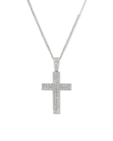 0.56ct Diamond Cross 14k White Gold