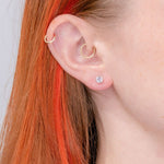 0.58ct Natural Round Diamond Studs Earrings Princess Bride Diamonds 