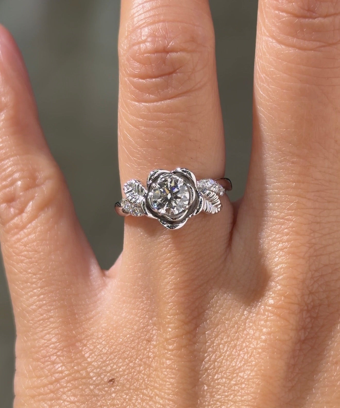 0.65ct D-VVS1 Round Lab Diamond Eternal Rose - PBD Engagement Rings