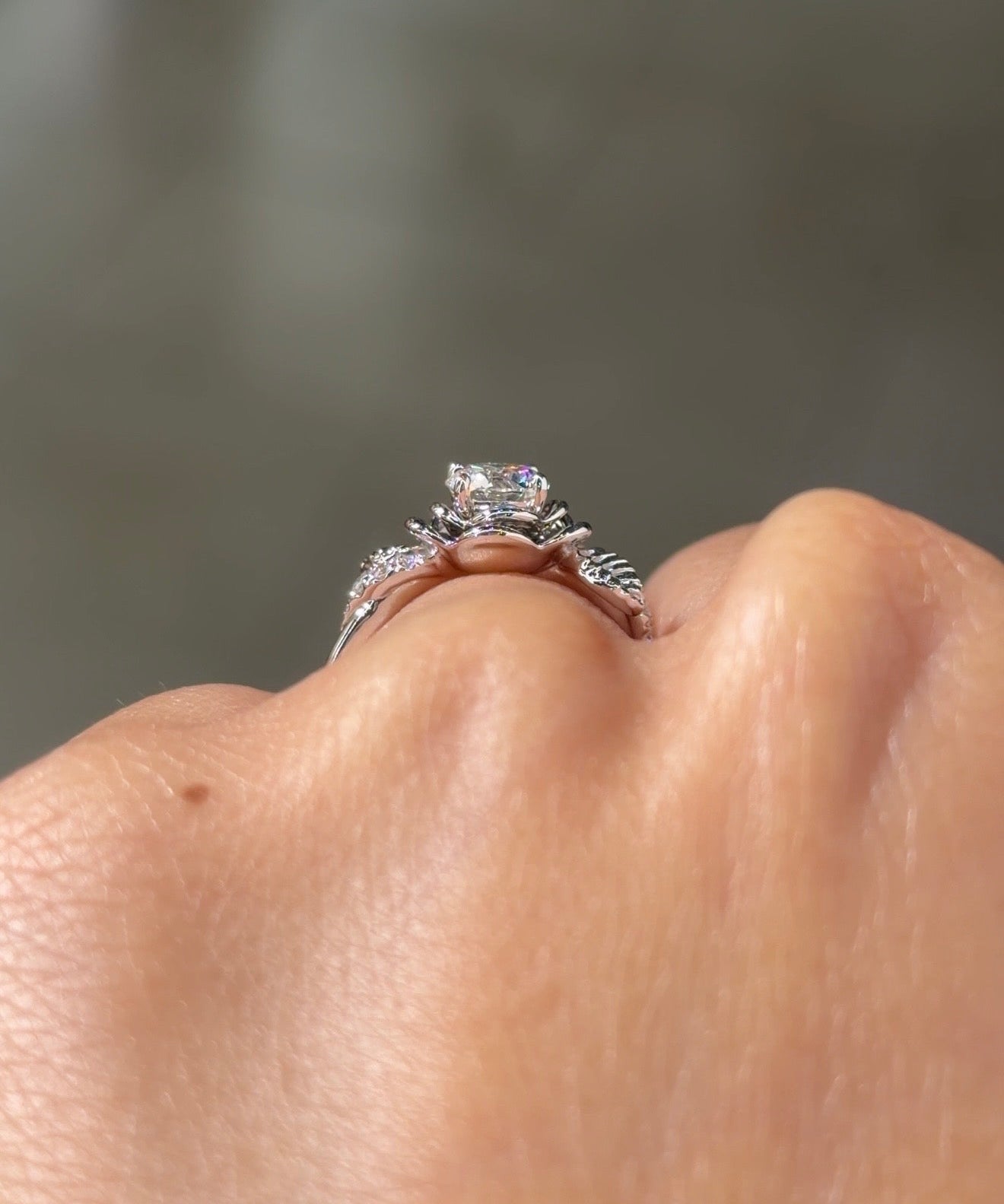 0.65ct D-VVS1 Round Lab Diamond Eternal Rose - PBD Engagement Rings