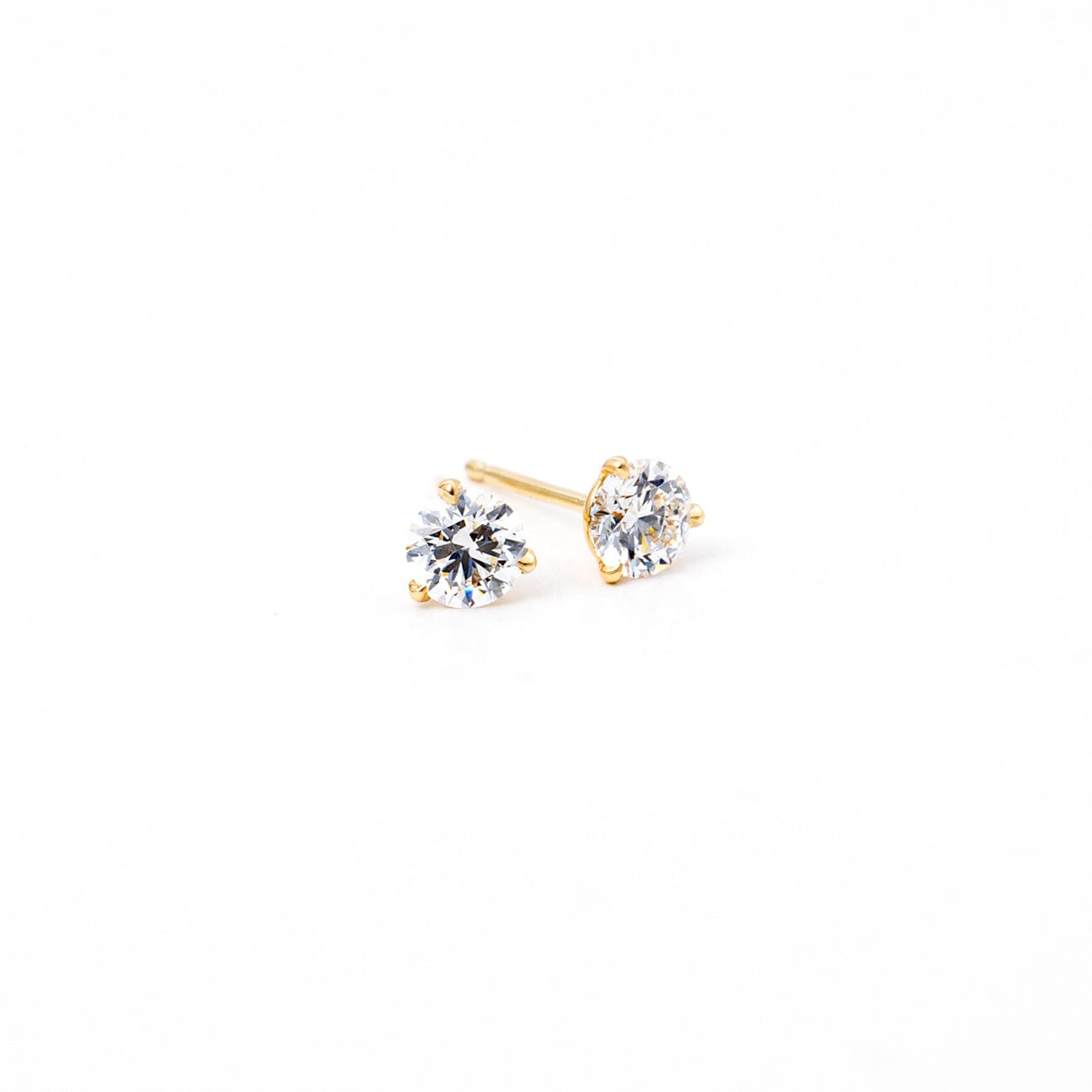 0.66ct D-VS1 Round Lab Diamond Studs Earrings Princess Bride Diamonds 