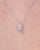 0.74ct E-VVS2 Pear Lab Diamond Pendant Necklaces Princess Bride Diamonds 