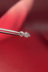 0.81ct Core Round Lab Diamond Martini Studs