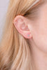 0.82ct D-VS1 Round Lab Diamond Martini Studs Earrings Princess Bride Diamonds 