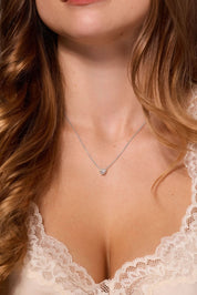 0.99ct Core Heart Lab Diamond Necklace - PBD Necklaces