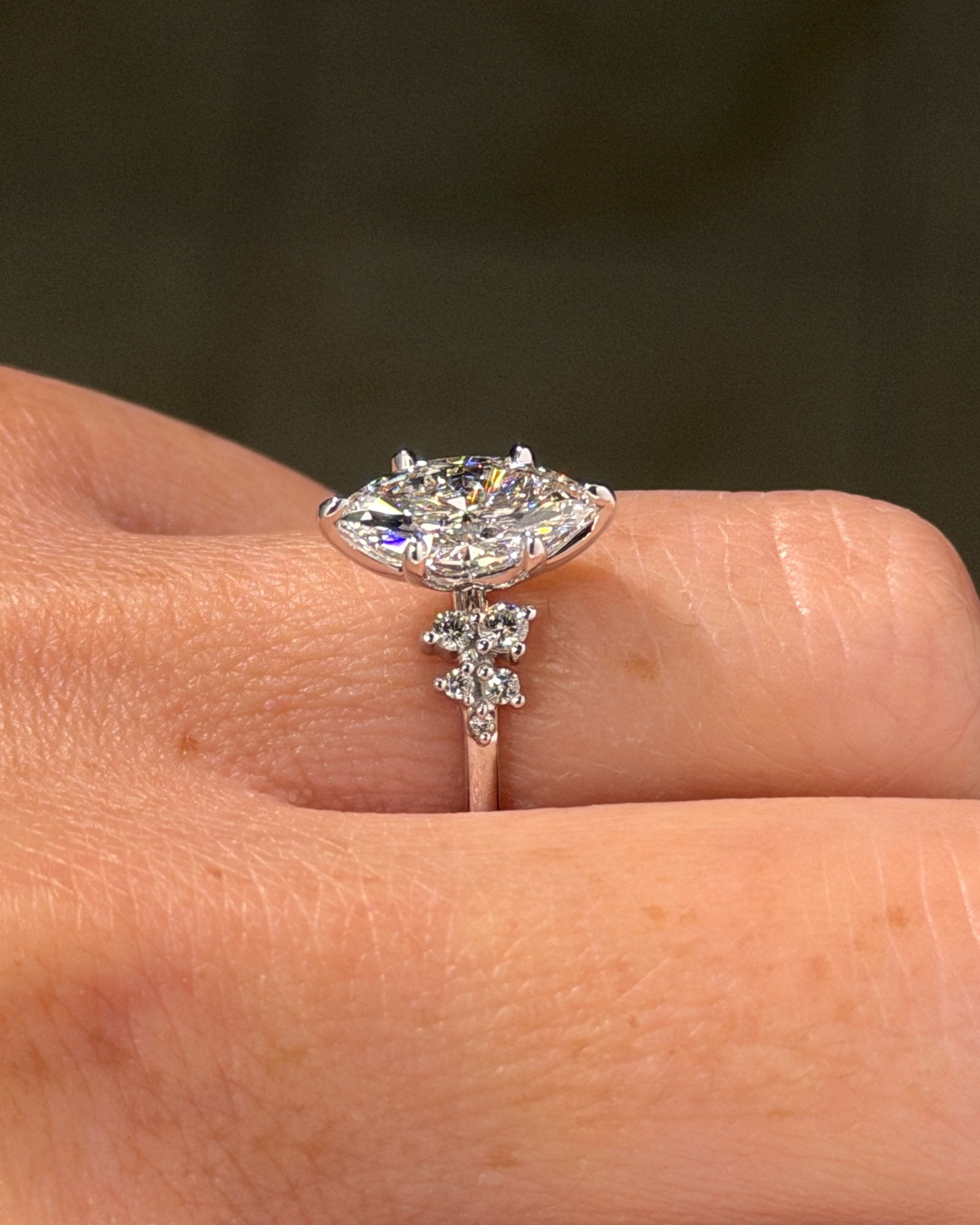 1.55ct E-VVS2 Marquise Lab Diamond Nova