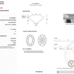 1.01ct D-VS1 Oval Lab Diamond Lindsey