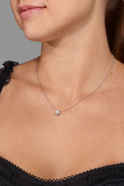 1.02ct D-VS1 Core Round Solitaire Necklace