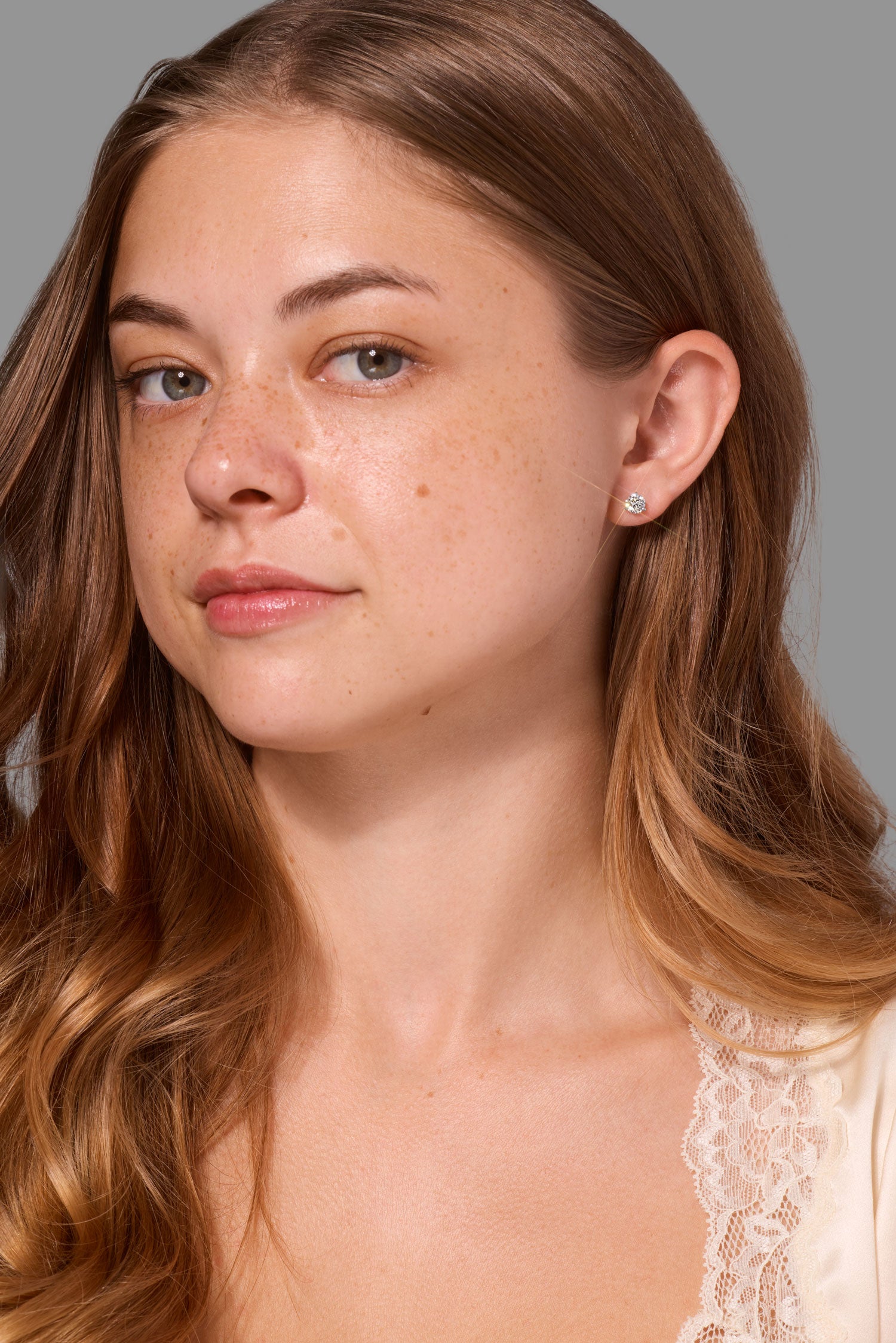 1.06ct Core Round Lab Diamond Martini Studs