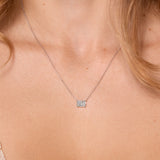 1.51ct D-VS1 Brandi Radiant Necklace