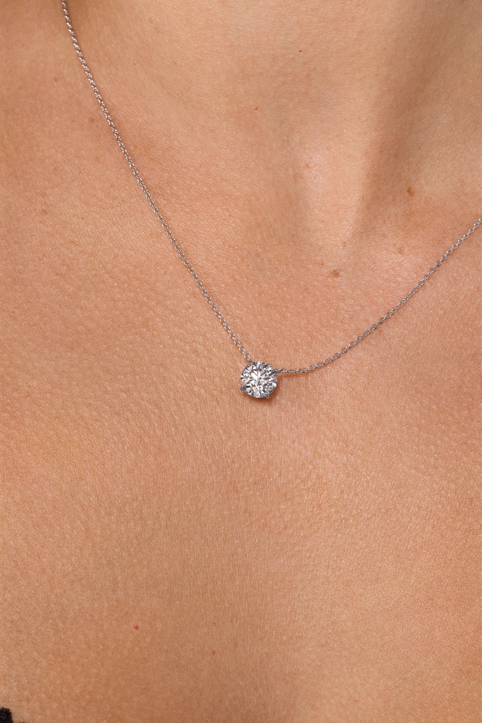 1.53ct Core Round Solitaire Necklace
